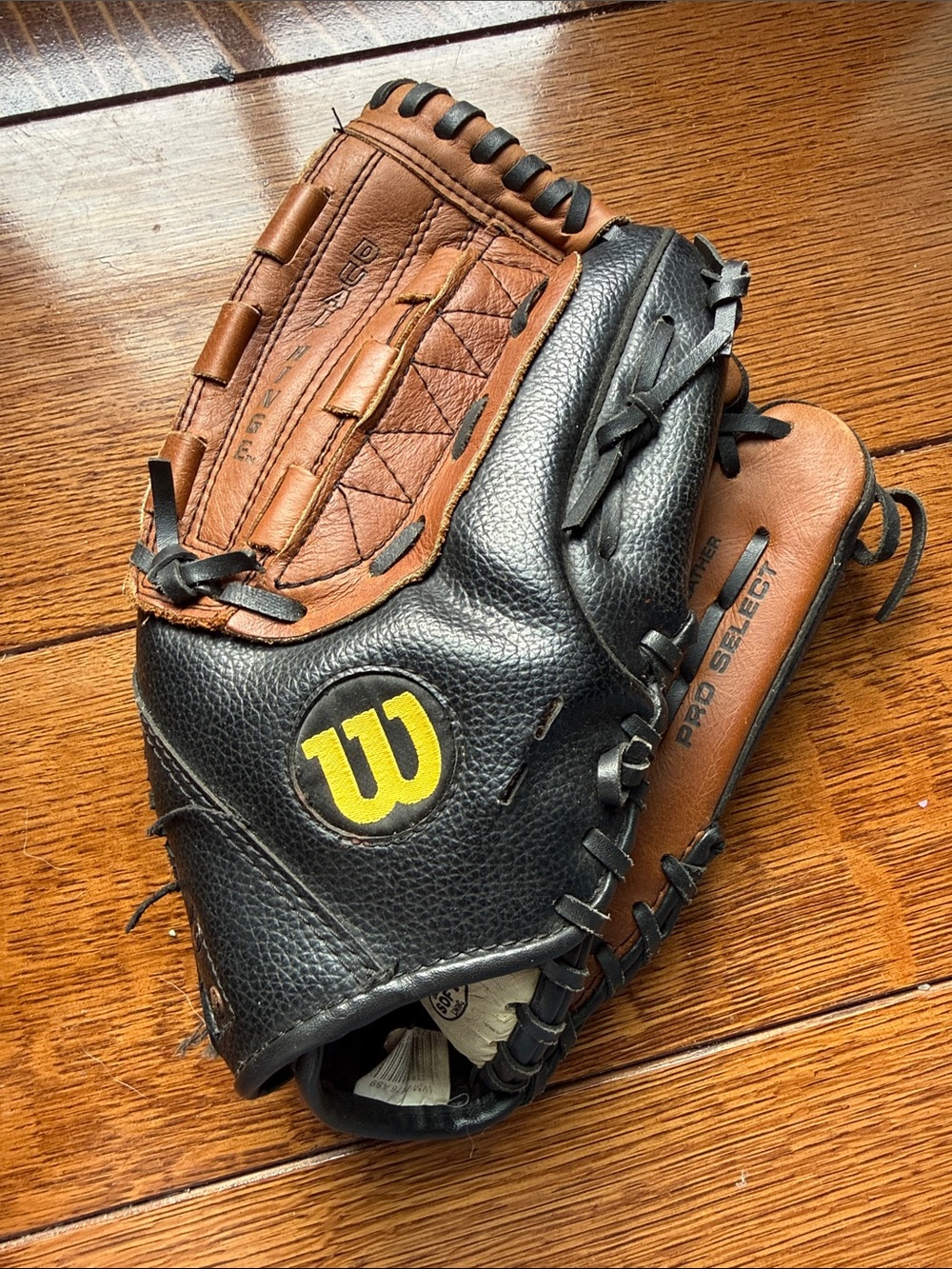 WILSON PRO Select A2476 Baseball Glove 12.5" Leather Mitt Right Hand Throw RHT